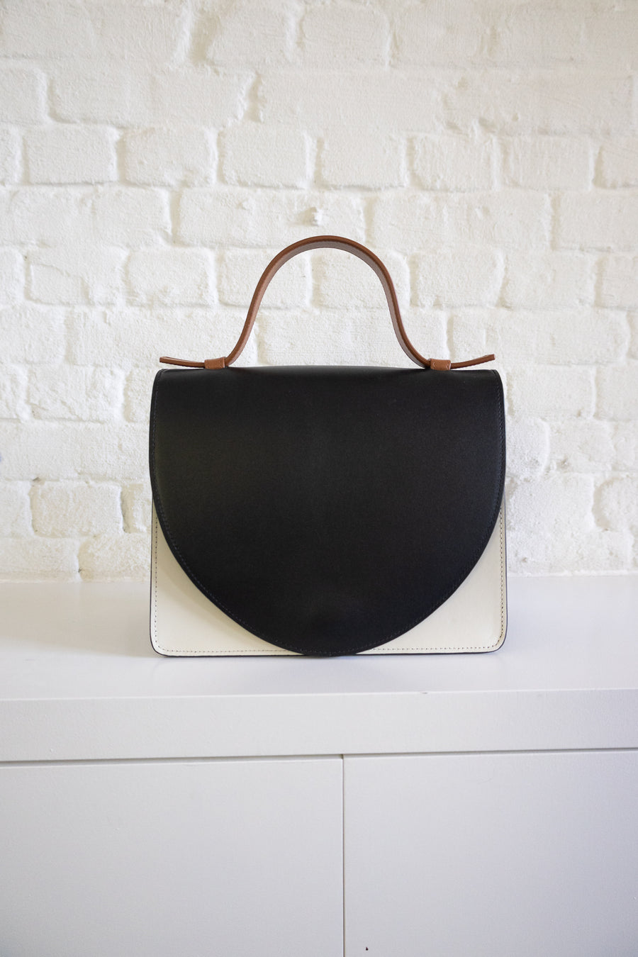 SS. Mini Briefcase Tricolor White