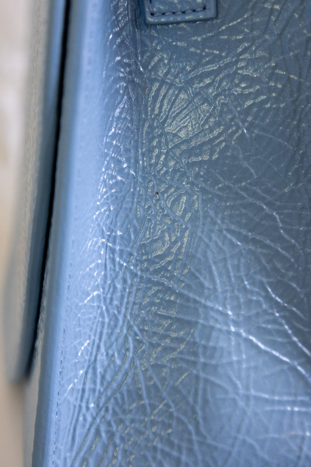 SS. Mini Briefcase Bleu Ciel Stone