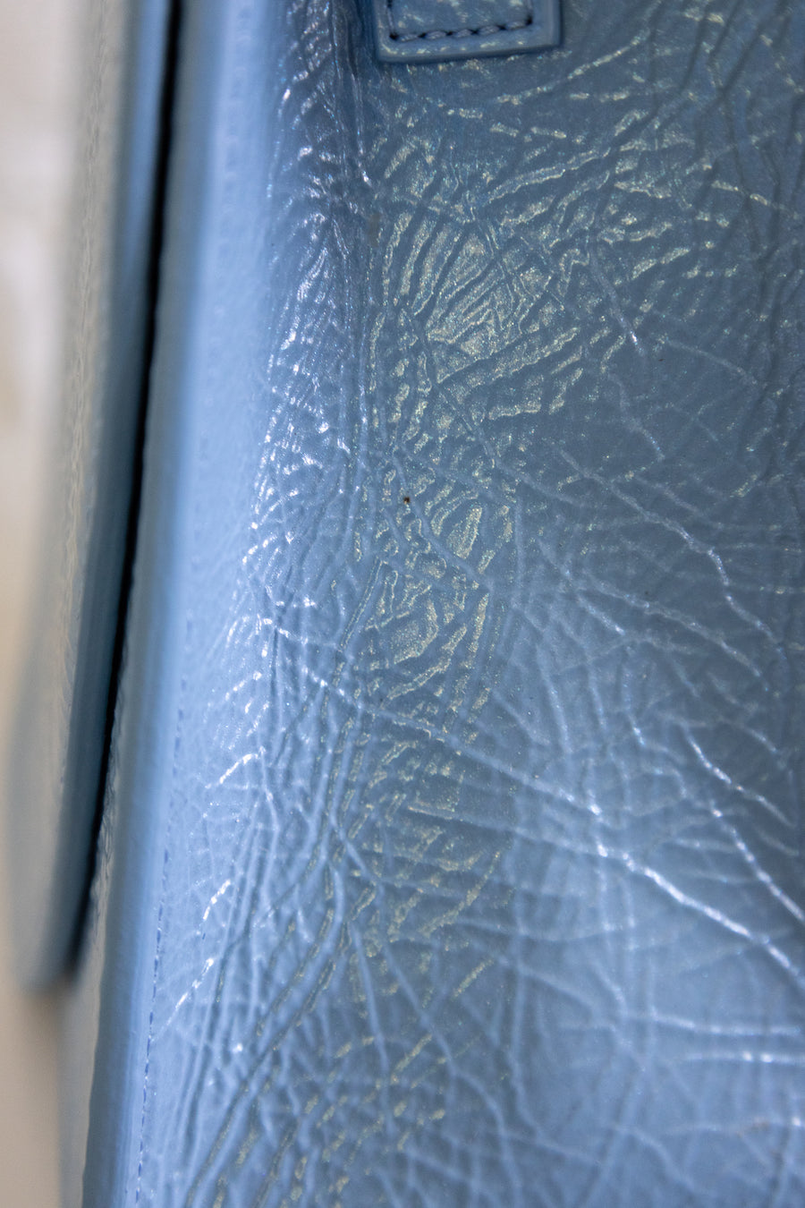 SS. Mini Briefcase Bleu Ciel Stone
