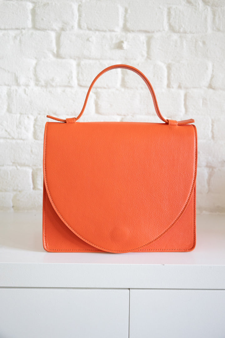 SS. Mini Briefcase Naranja Velvet