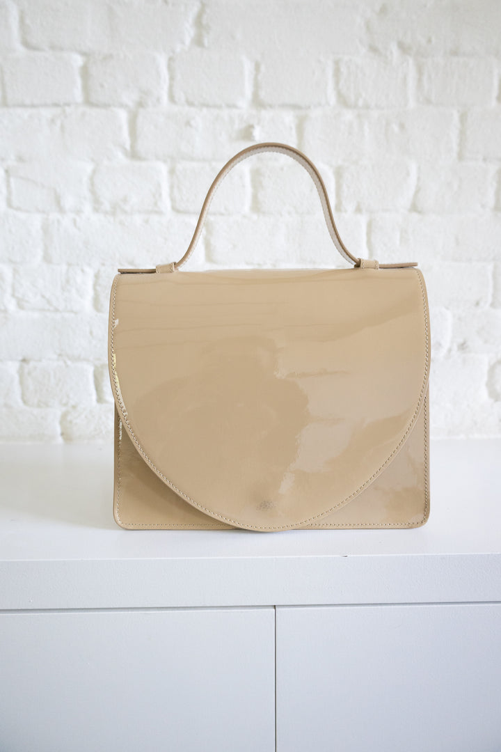 SS. Mini Briefcase Beige Laque