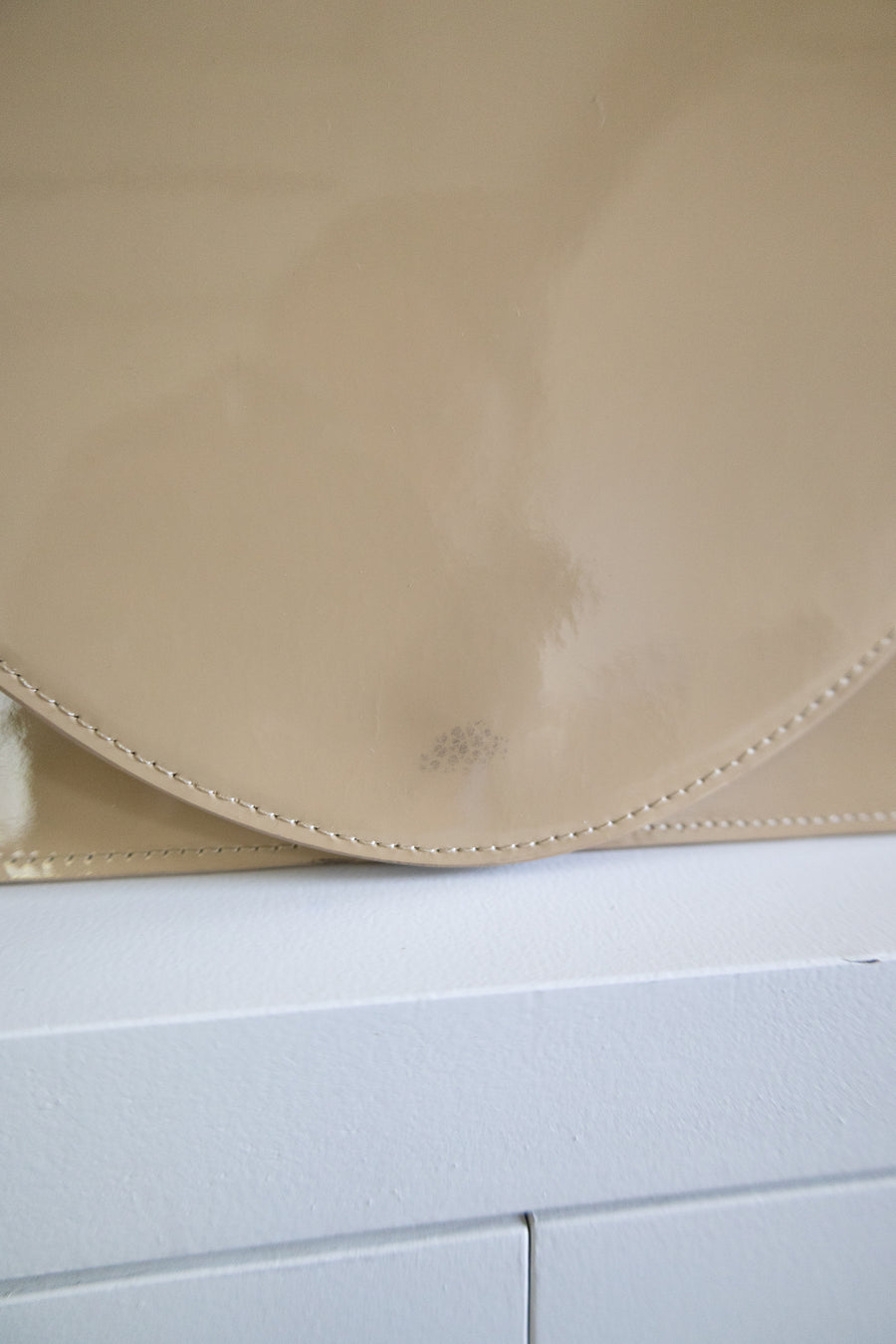 SS. Mini Briefcase Beige Laque