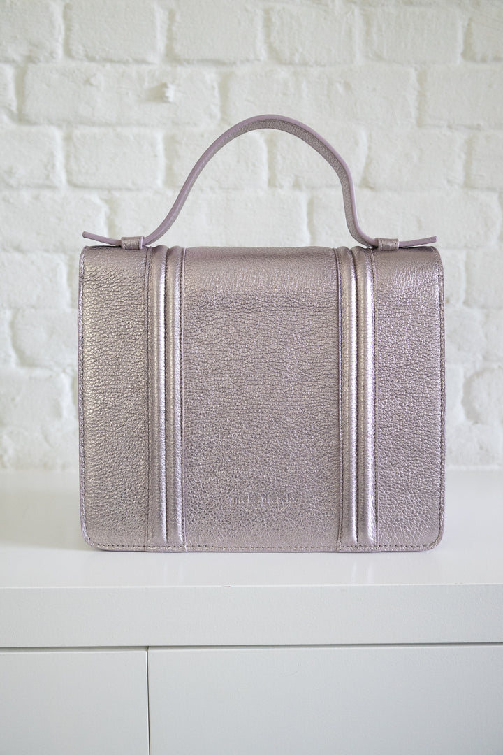SS. Mini Briefcase Doublé Violet Shimmer