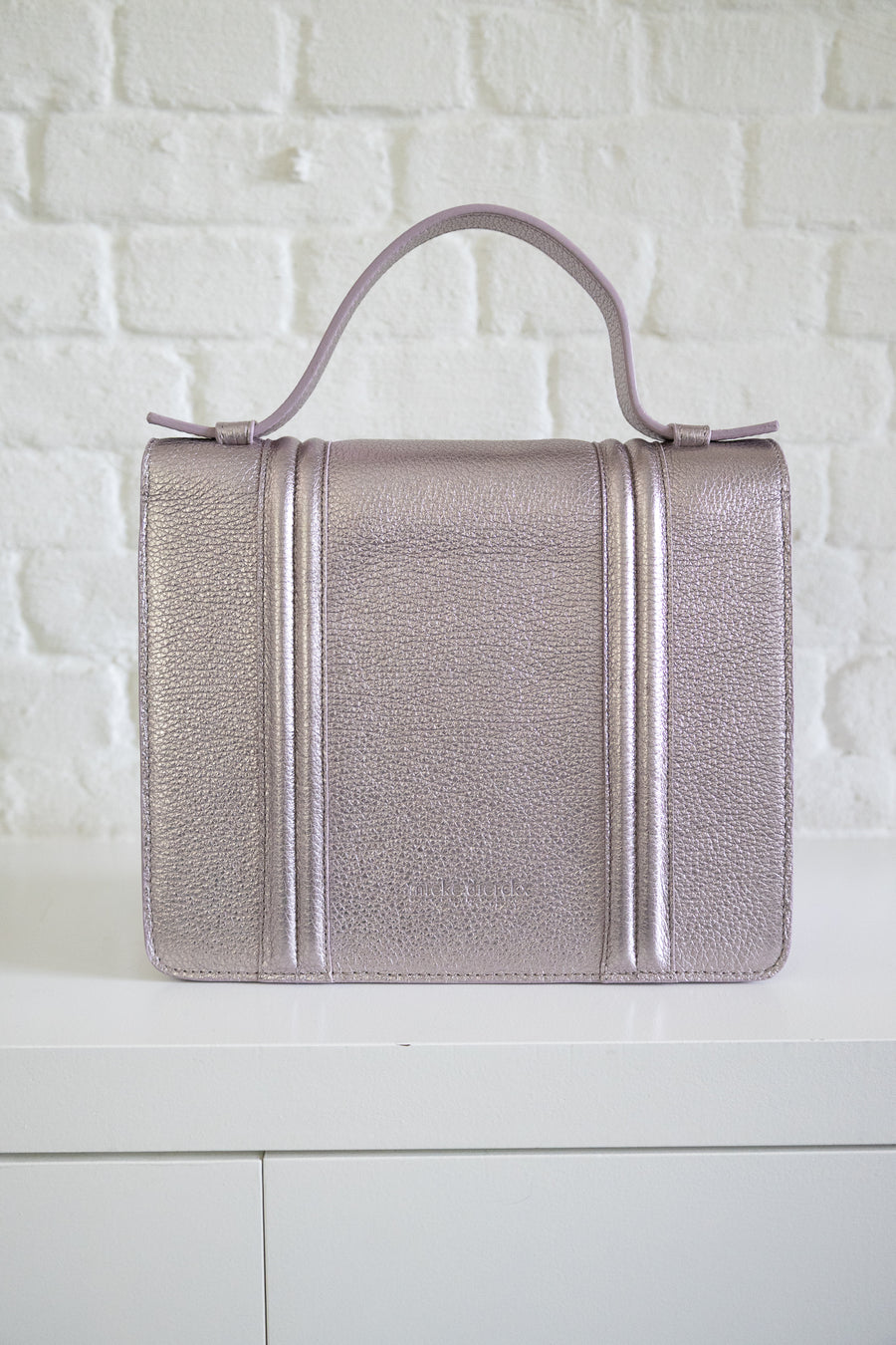 SS. Mini Briefcase Doublé Violet Shimmer