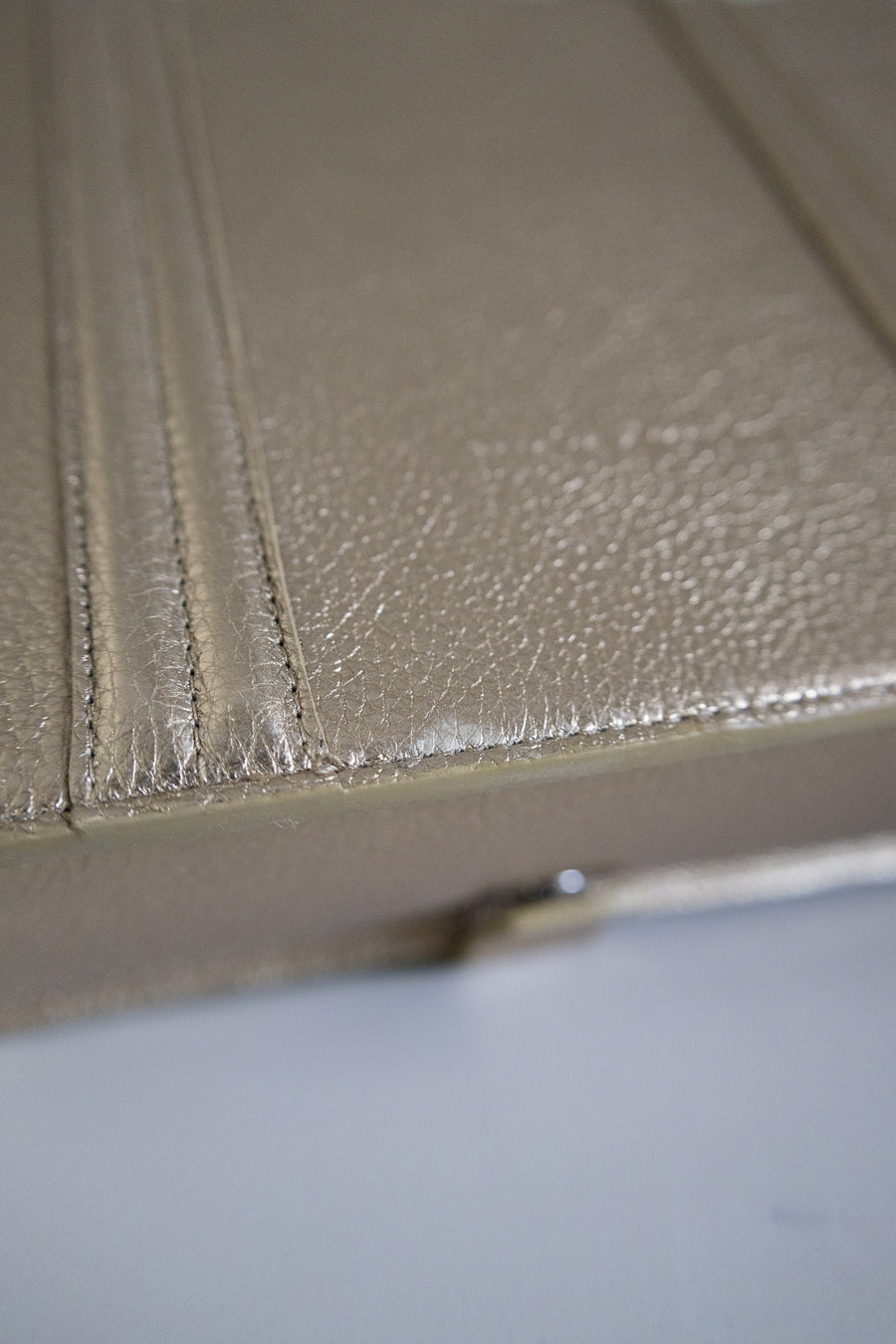SS. Mini Briefcase Doublé Gold Structured