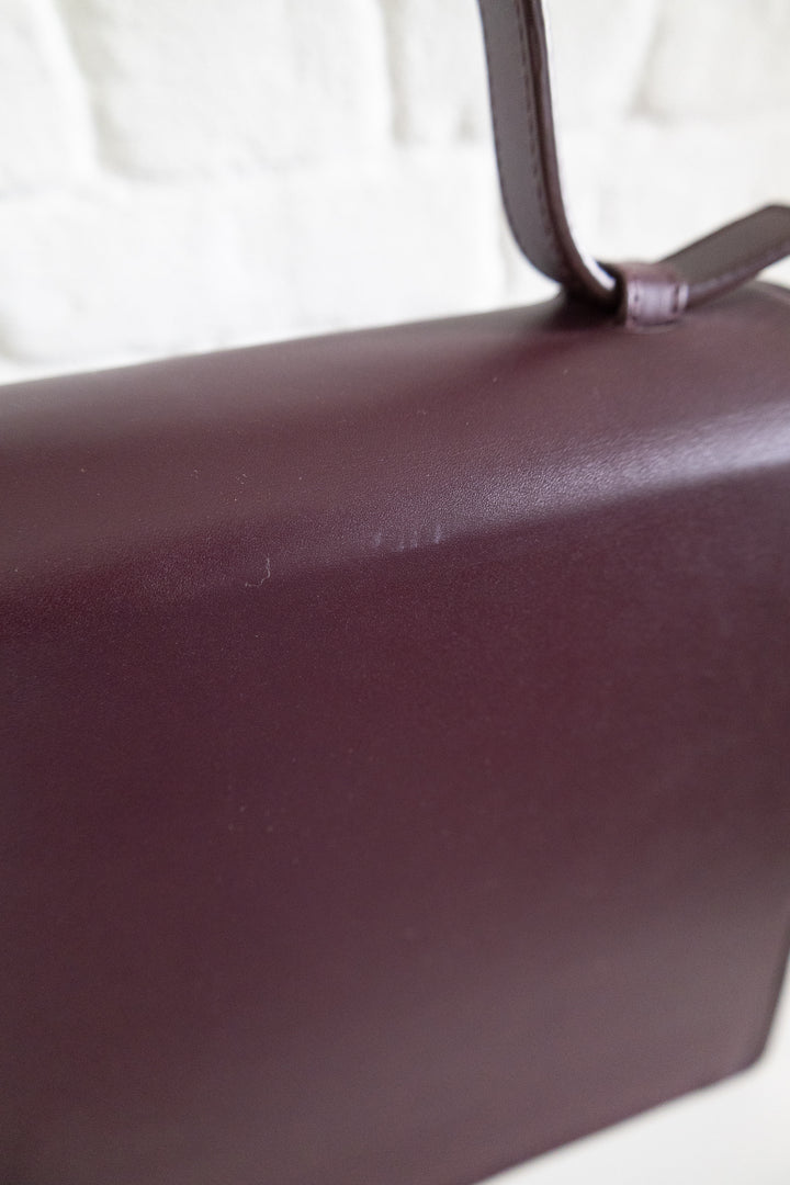 SS. Midi Briefcase Scales Burgundy
