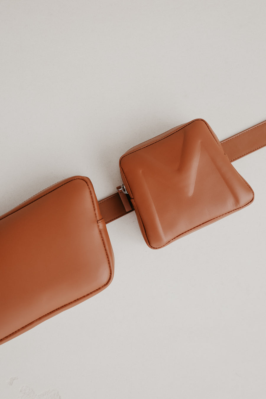 Belt Bag: Belt XL Light Cognac Pure + Trapezium Light Cognac Pure + Mini M Light Cognac Pure