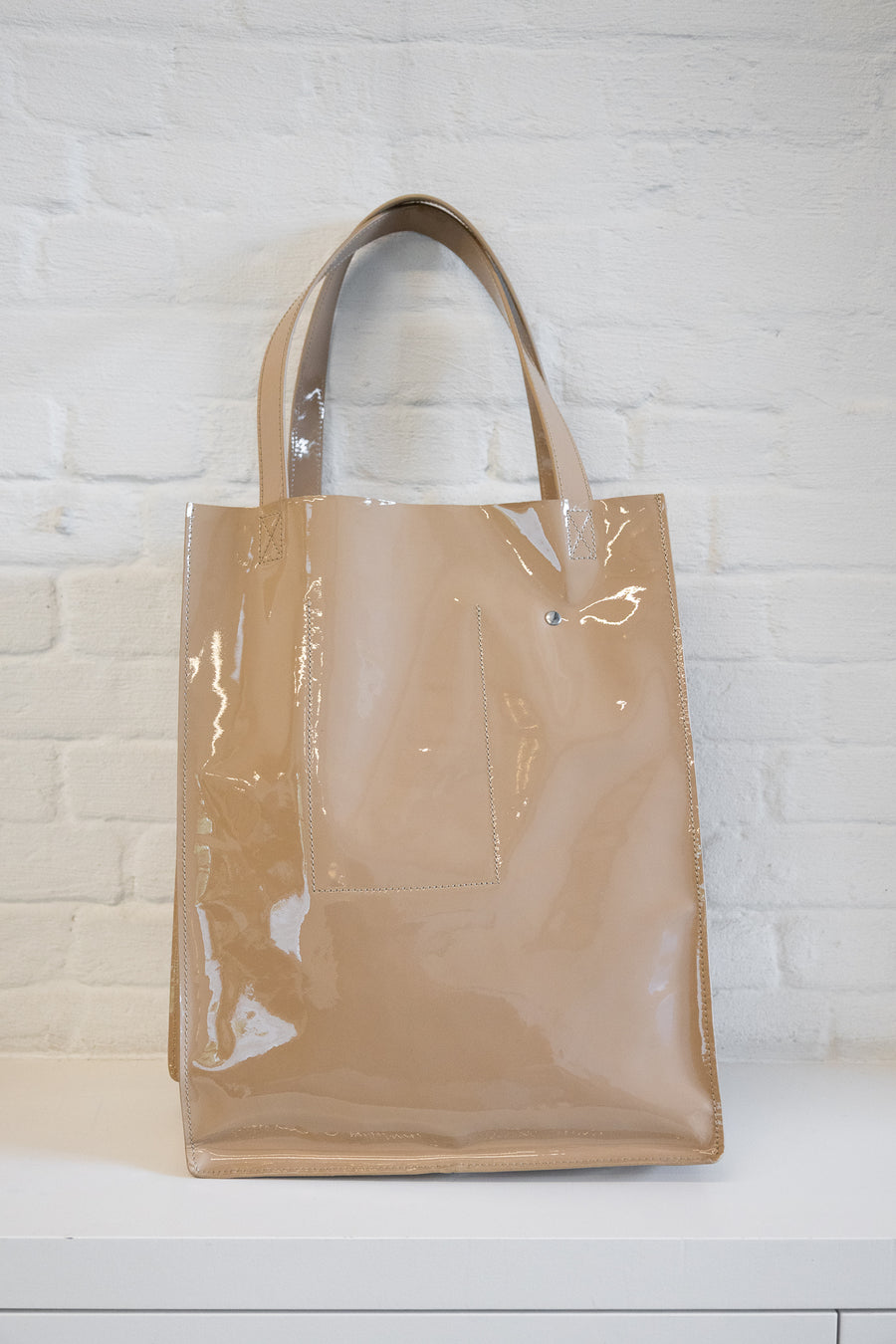 SS. Double Shopper Beige Laque
