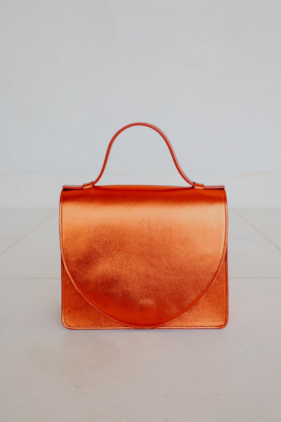 Mini Briefcase | Naranja Shimmer