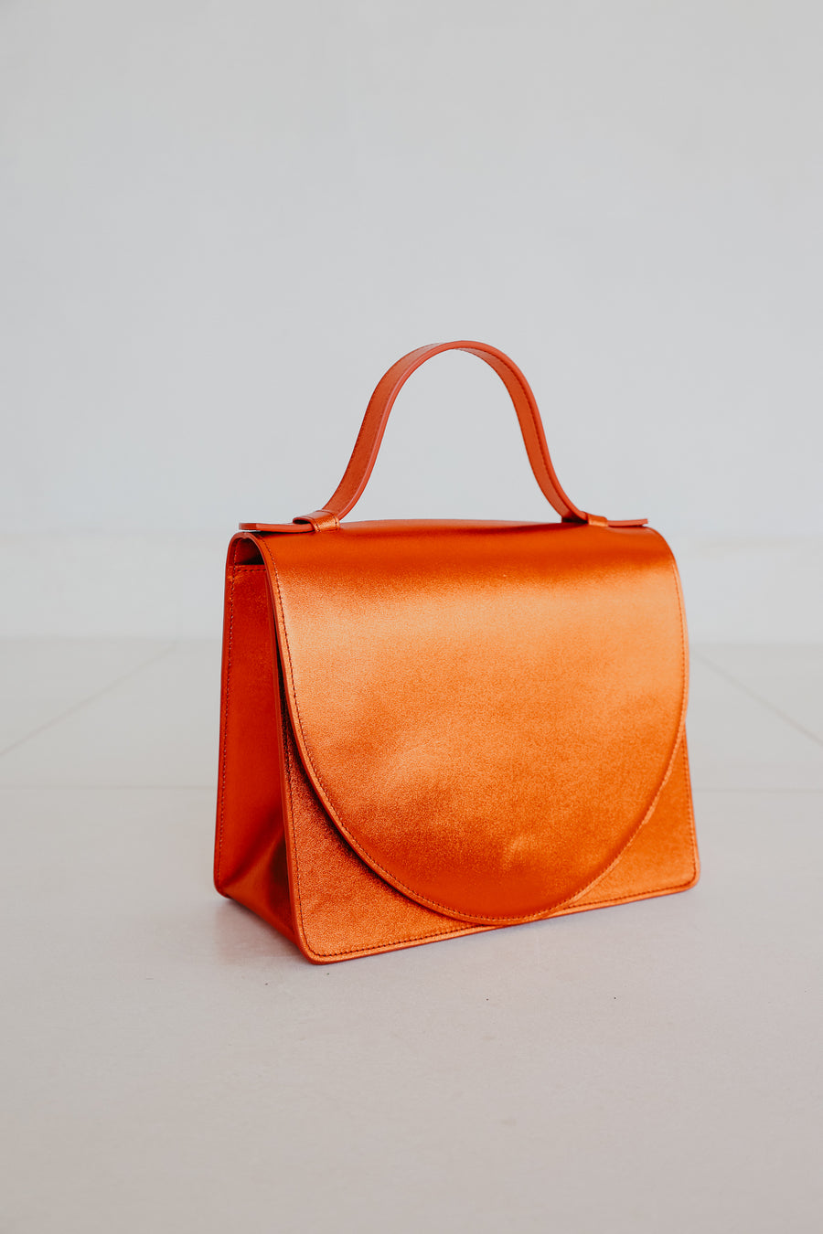 Mini Briefcase | Naranja Shimmer