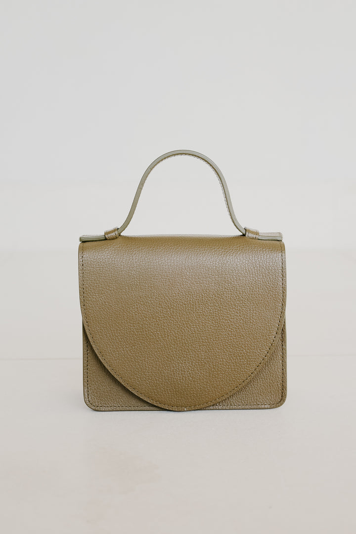 Micro Briefcase |  Khaki Structured