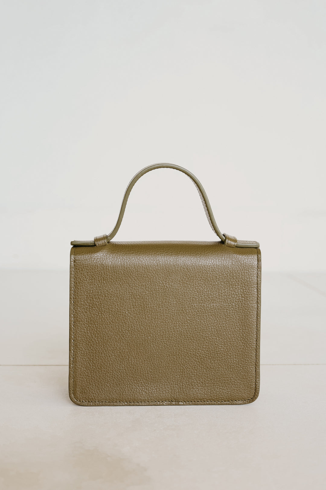 Micro Briefcase |  Khaki Structured