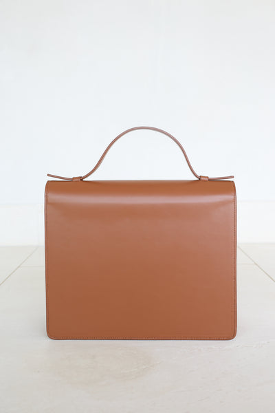 Midi Briefcase 2.0 Scales | Light Cognac Pure