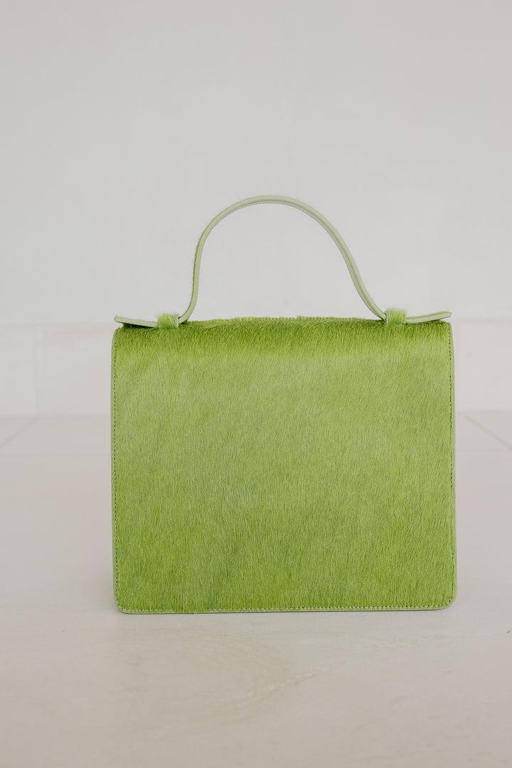 Mini Briefcase | Lime Fur