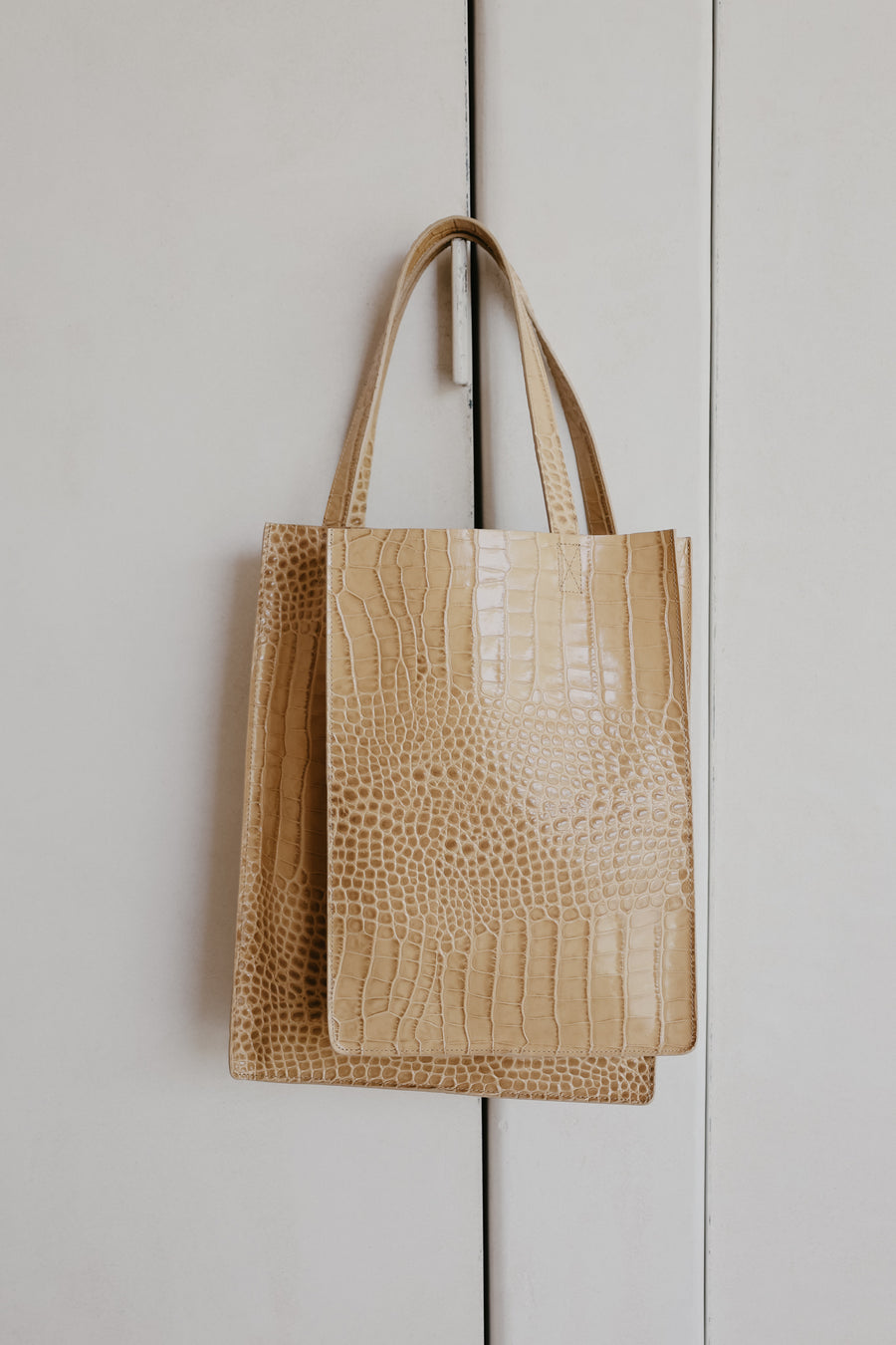 Double Shopper | Noisette Croco