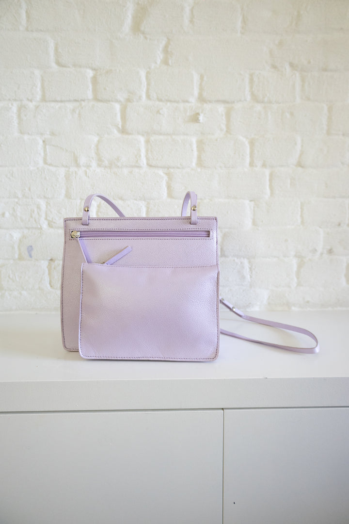 SS. Double Pouch Lila Shimmer