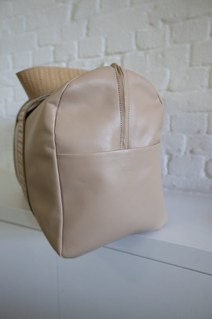 SS. Bowlingbag XL Beige Woven