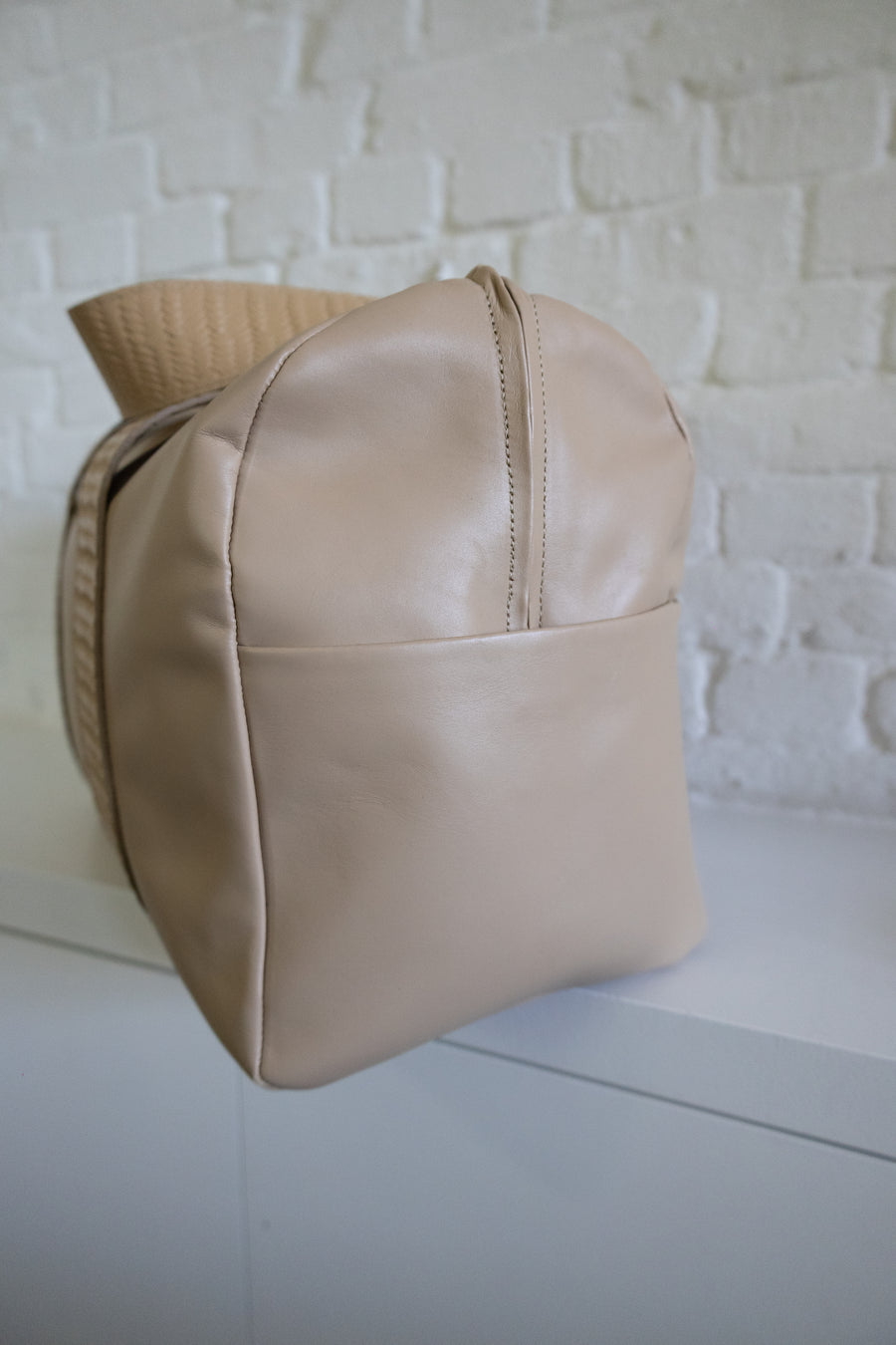 SS. Bowlingbag XL Beige Woven