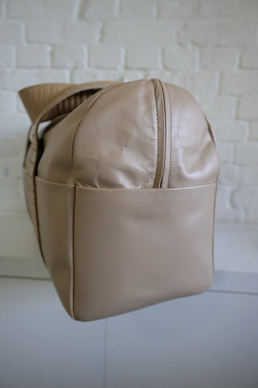 SS. Bowlingbag XL Beige Woven