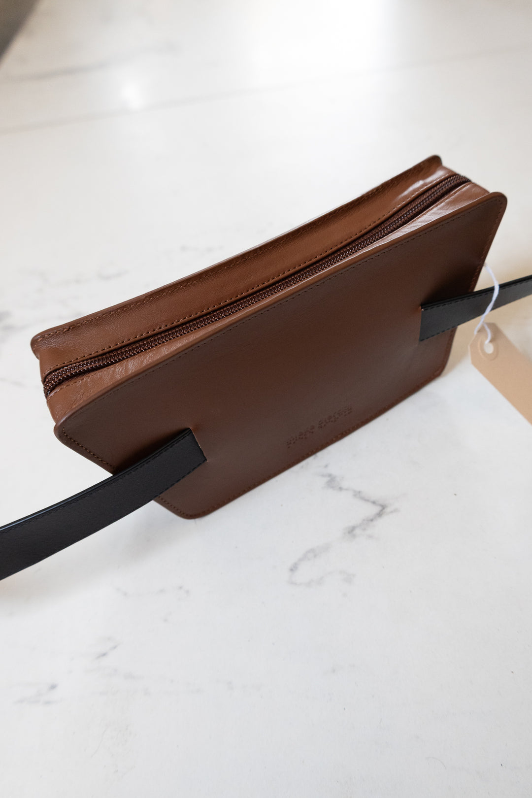 SS. Belt XL Black + Trapezium Dark Cognac