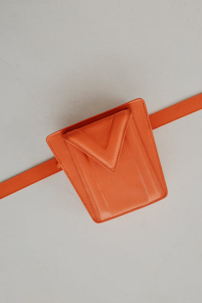 Belt Bag: Belt XL Naranja Structured + Trapezium M Naranja Structured
