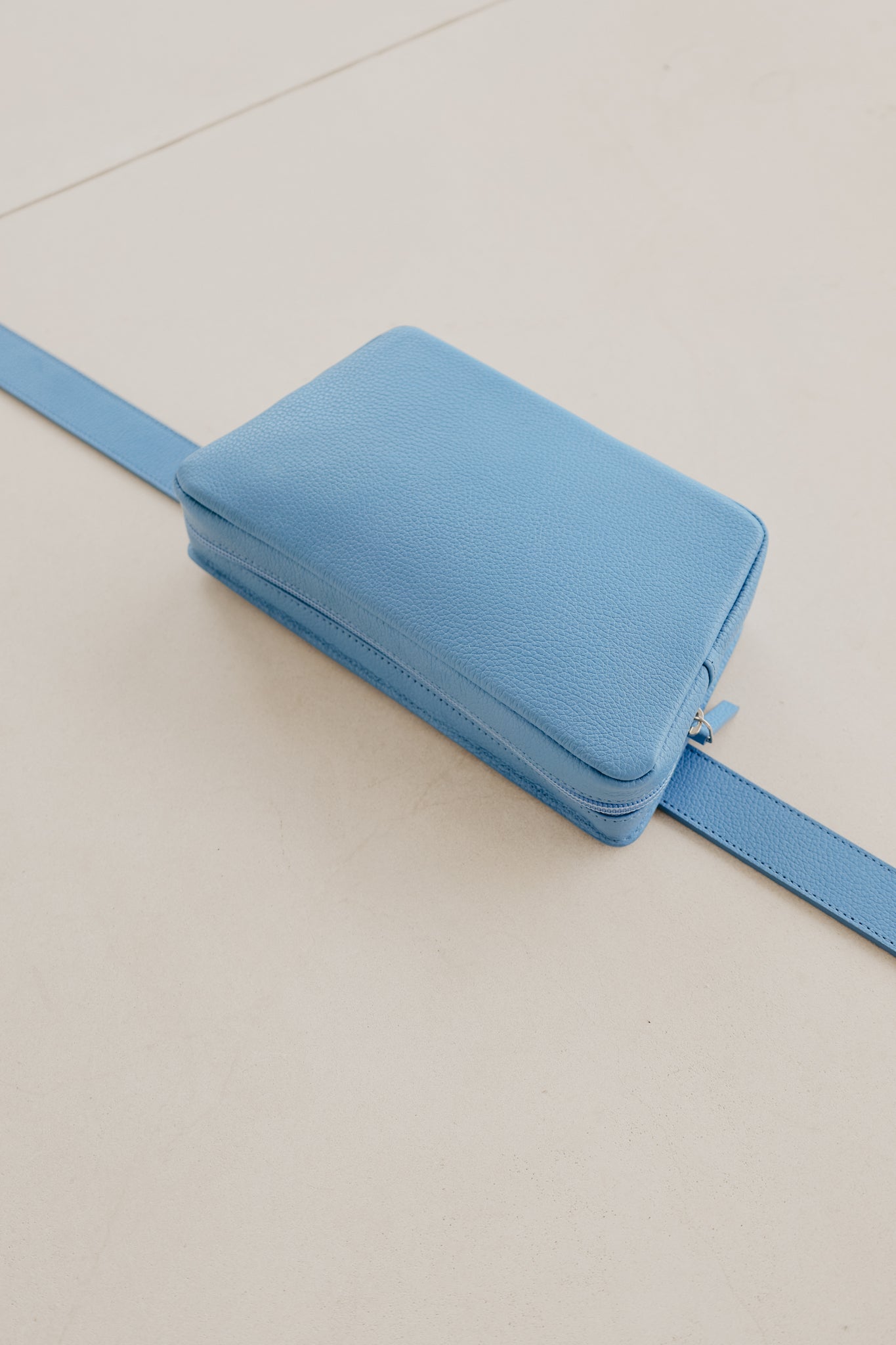 Belt Bag: Belt XL Bleu Ciel Structued + Trapezium Bleu Ciel Structured