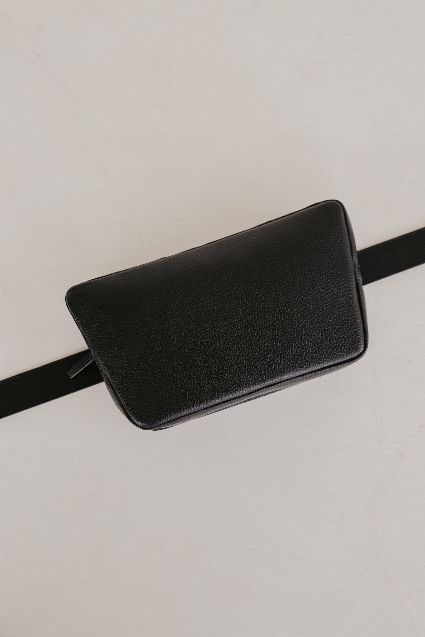 Belt Bag: Belt XL Black Structured + Trapezium Black Structured