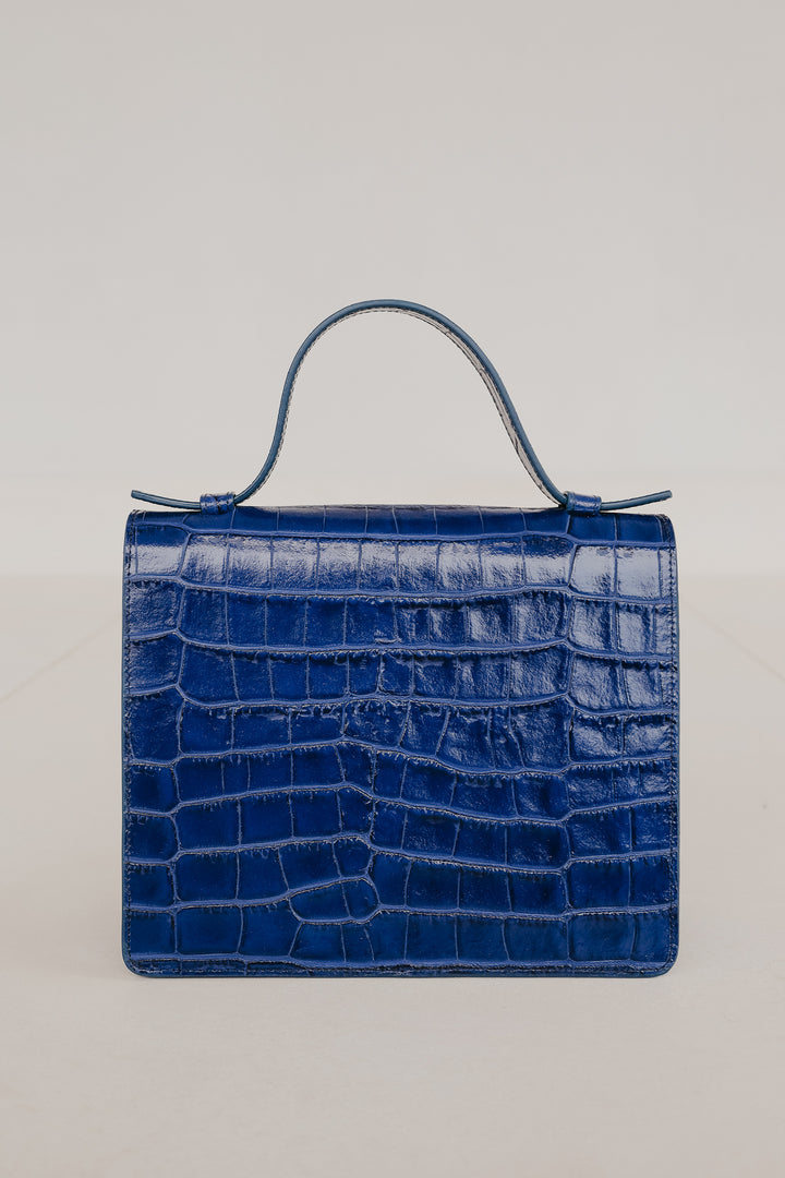 Mini Briefcase | Marine Croco