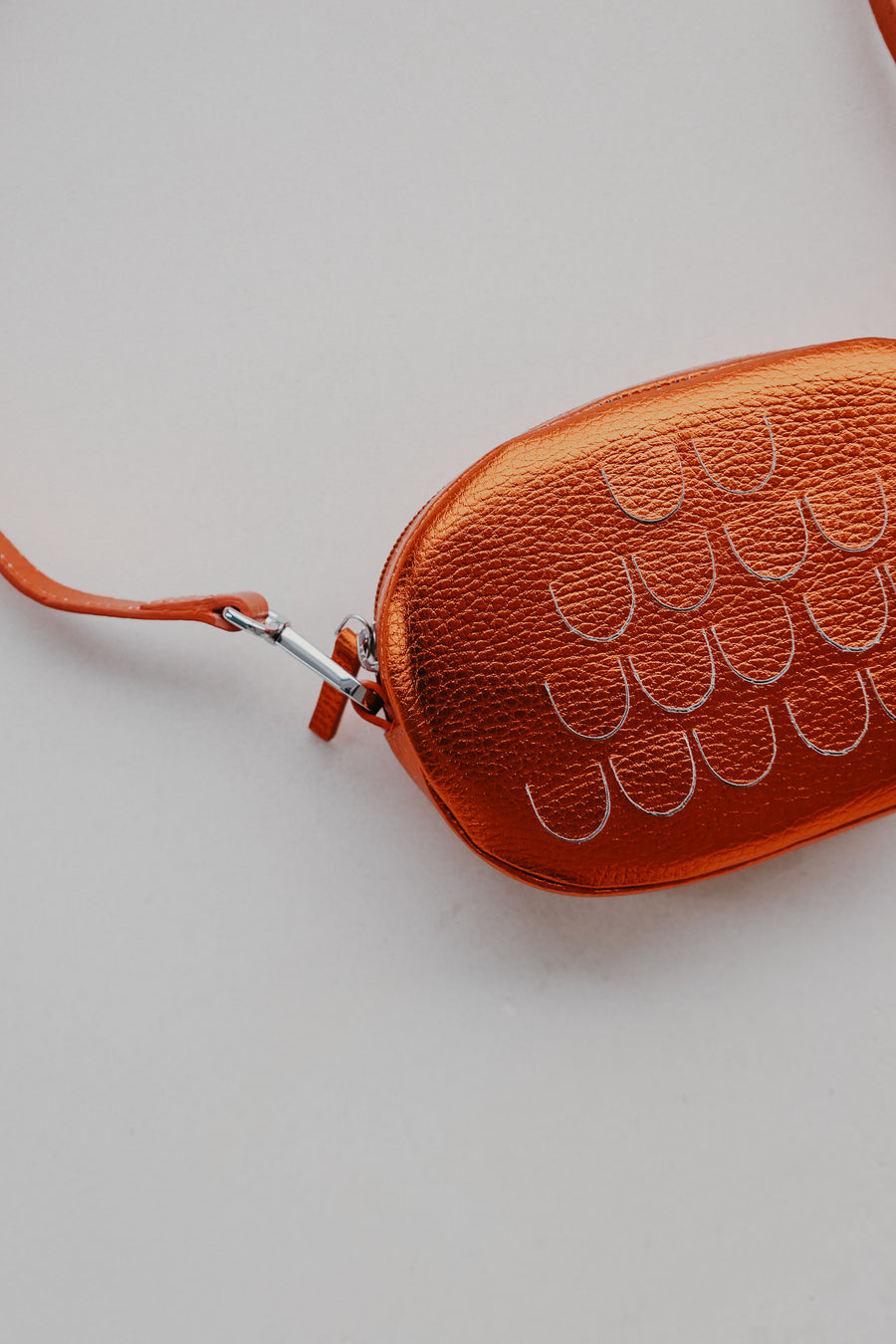Oval Mini Bag | Naranja Shimmer