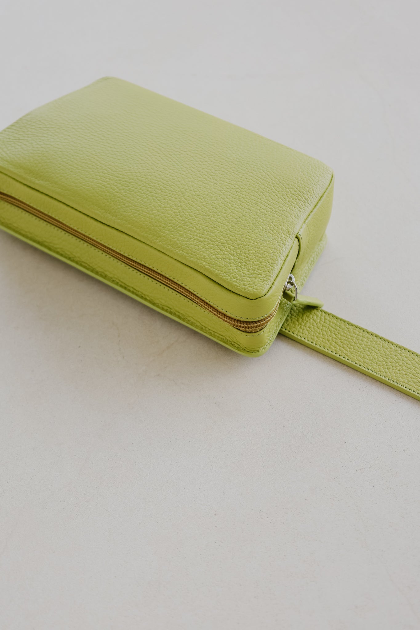 Belt Bag: Belt XL Lime Structured + Trapezium Lime Structured