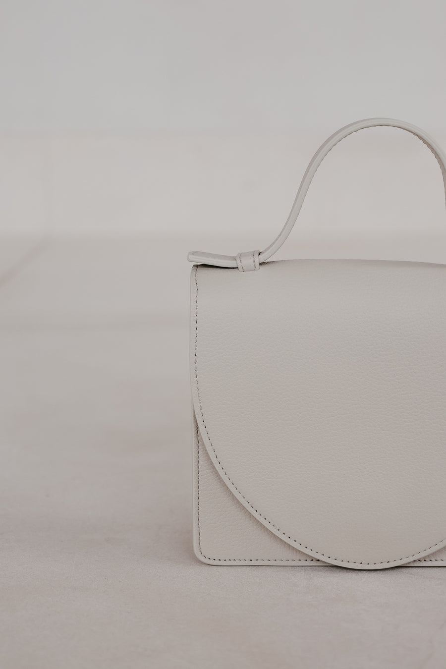 Micro Briefcase | White Structured