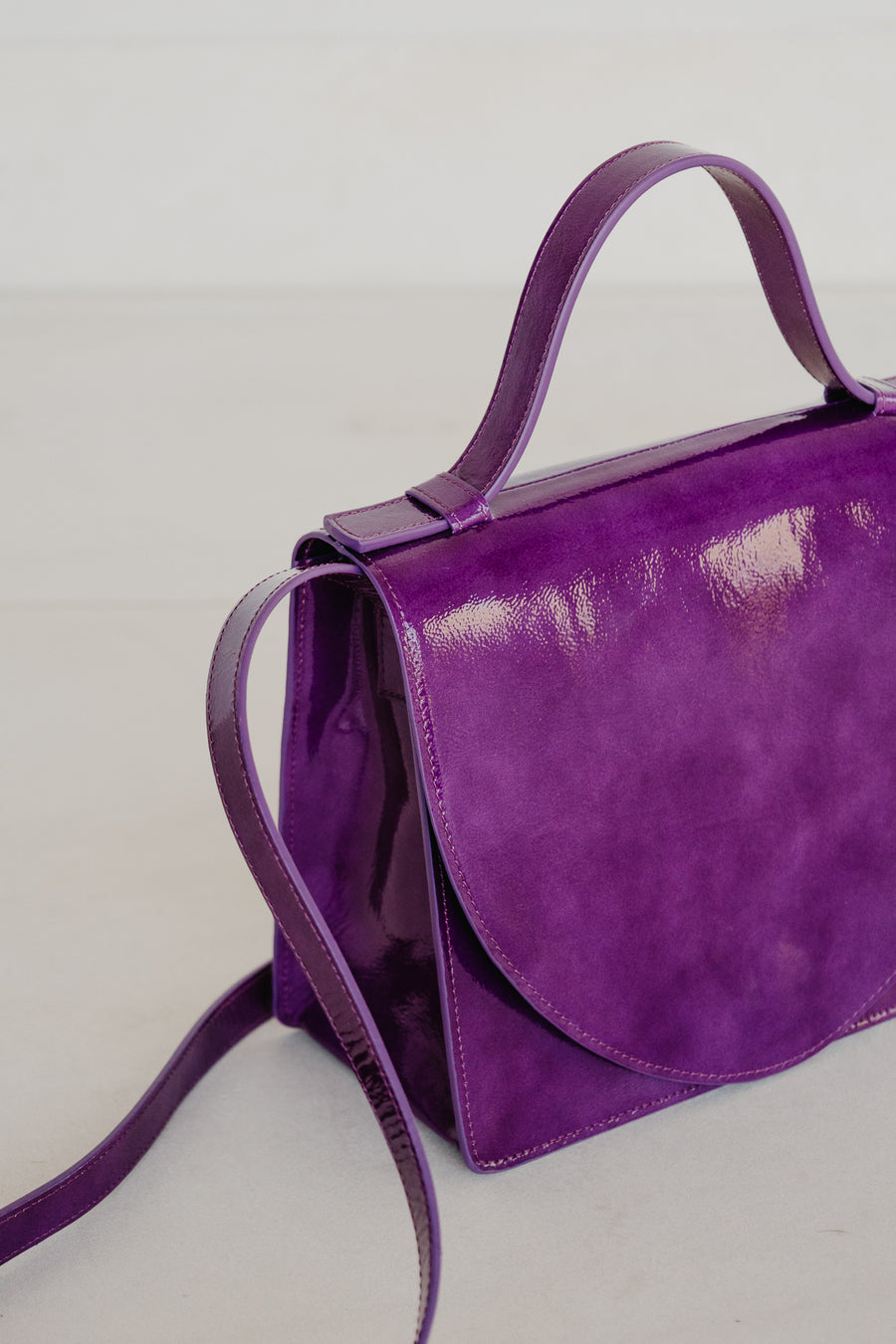 Mini Briefcase | Grape Stone