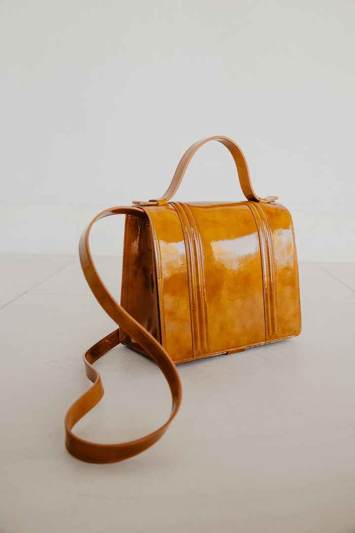 Mini Briefcase Doublé | Cinnamon stone