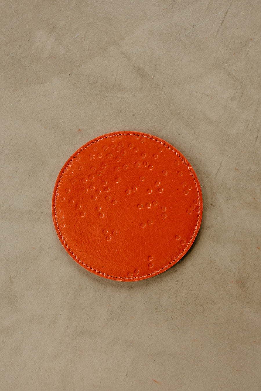 Bottle Coaster Dots | Garnet