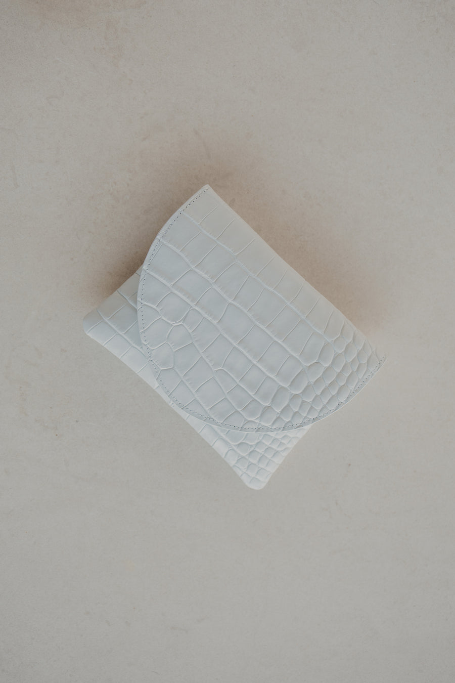 Bridal Collection | Mini Envelope Very White Croco