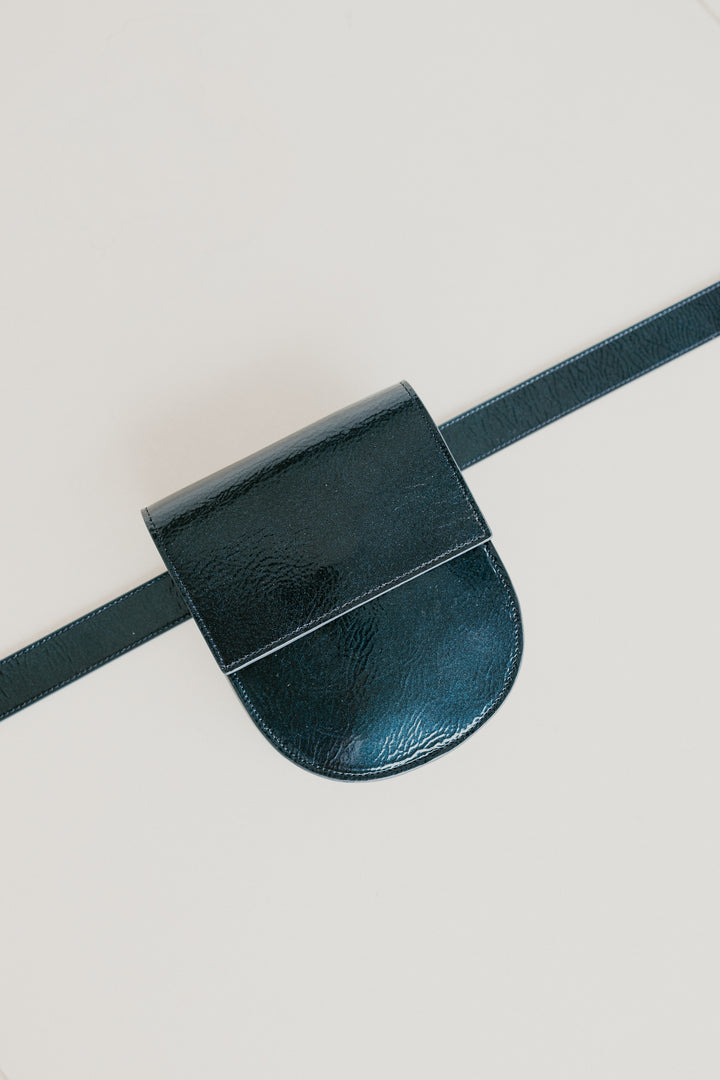 Belt Bag: Belt XL Night Blue Stone + Half Moon Night Blue Stone