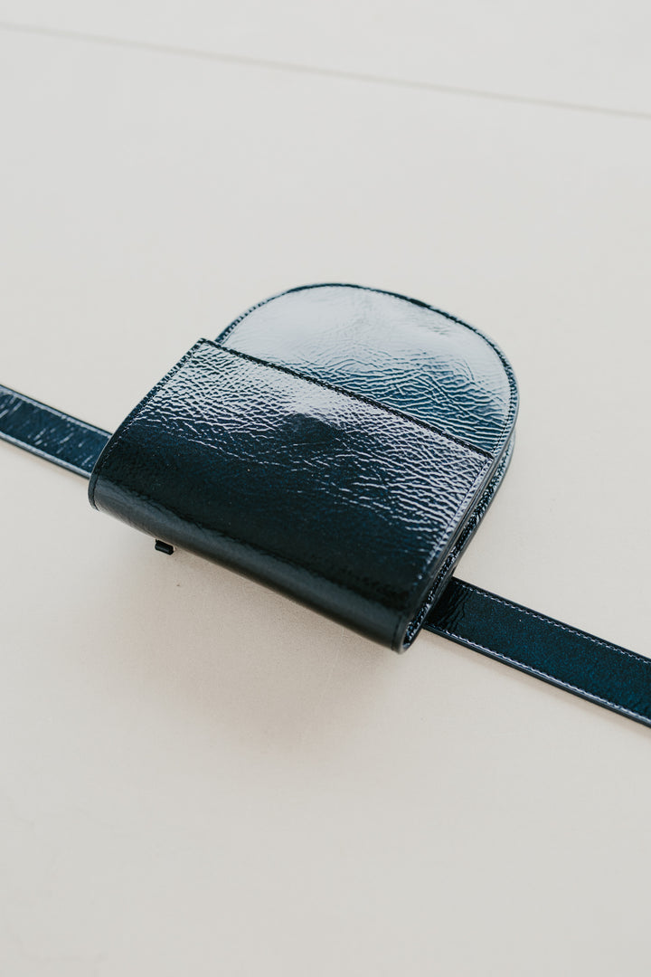 Belt Bag: Belt XL Night Blue Stone + Half Moon Night Blue Stone