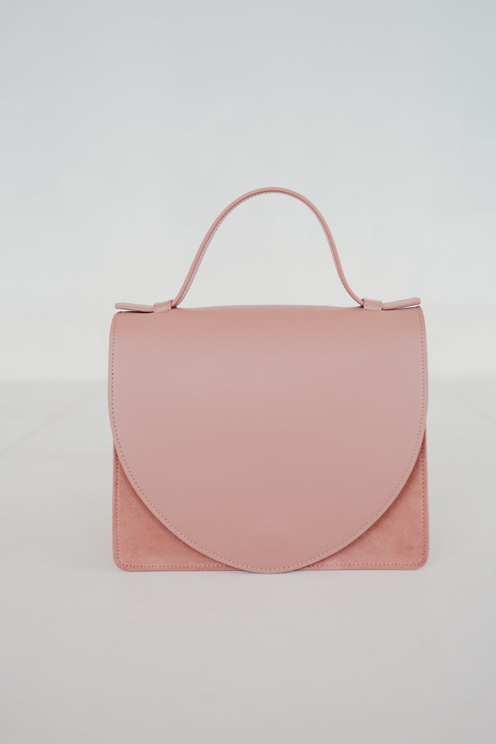 Mini Briefcase | Combi Rose Suède