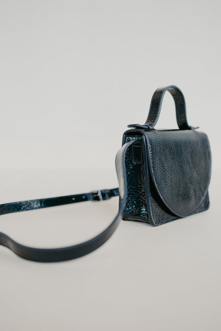 Micro Briefcase | Night Blue Stone