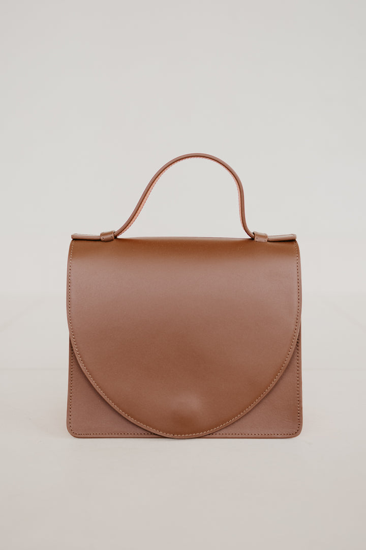 Mini Briefcase | Dark Cognac / Naranja Pure
