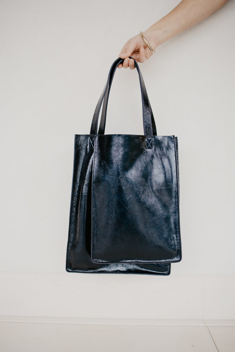 Double Shopper | Night Blue Stone