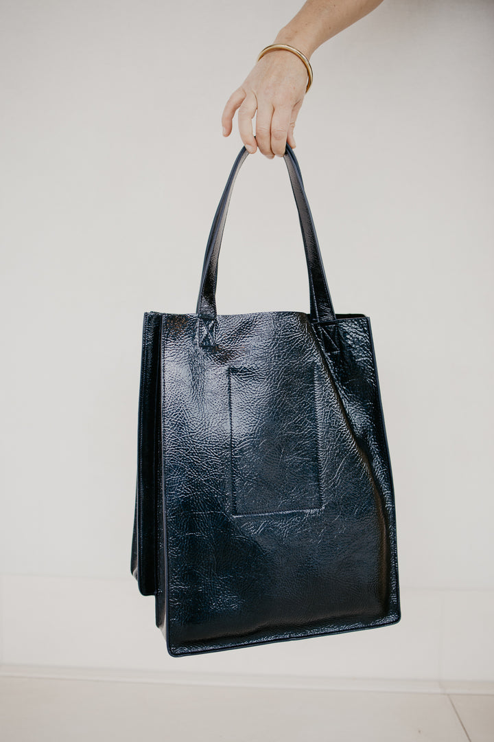 Double Shopper | Night Blue Stone