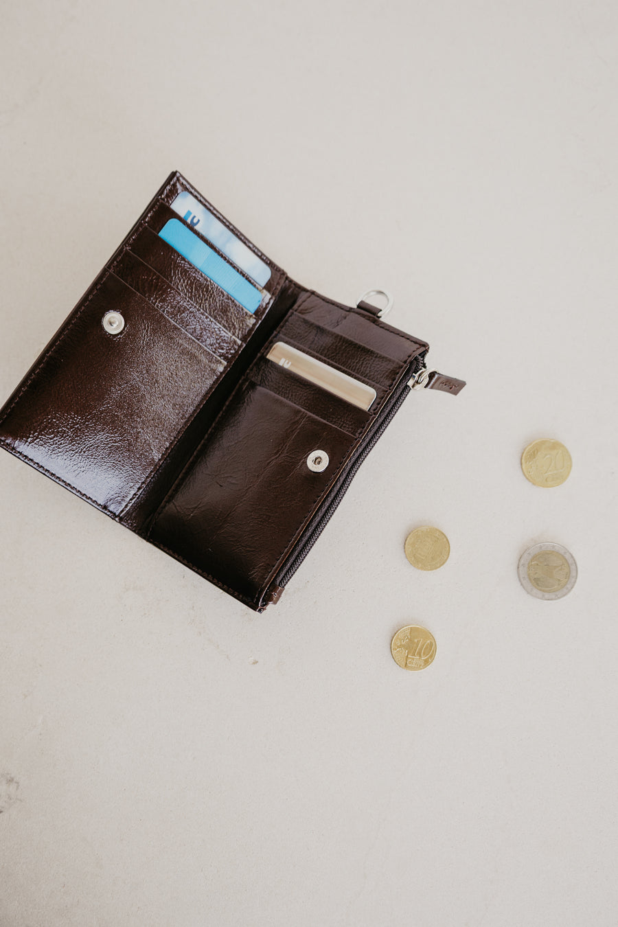 Cardholder Zip Scales | Chocolate Stone