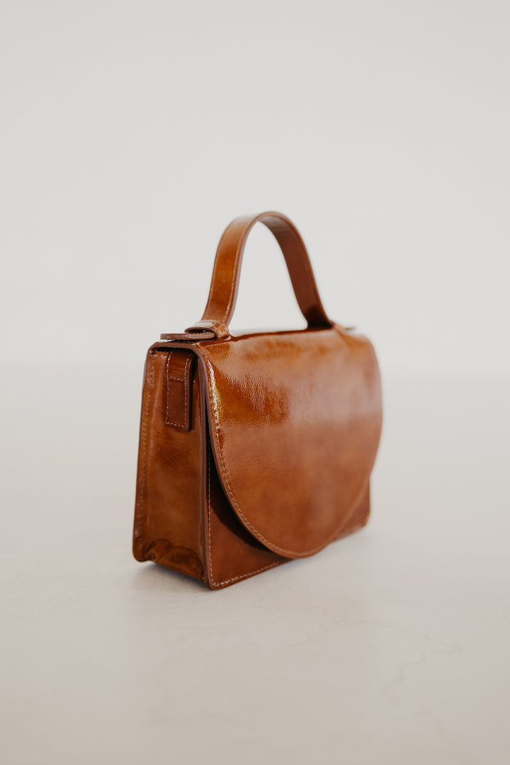 Micro Briefcase | Chestnut Stone