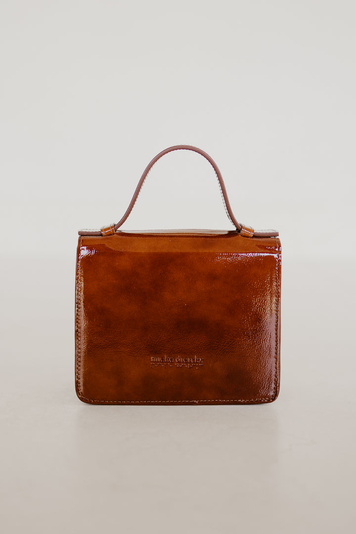 Micro Briefcase | Chestnut Stone