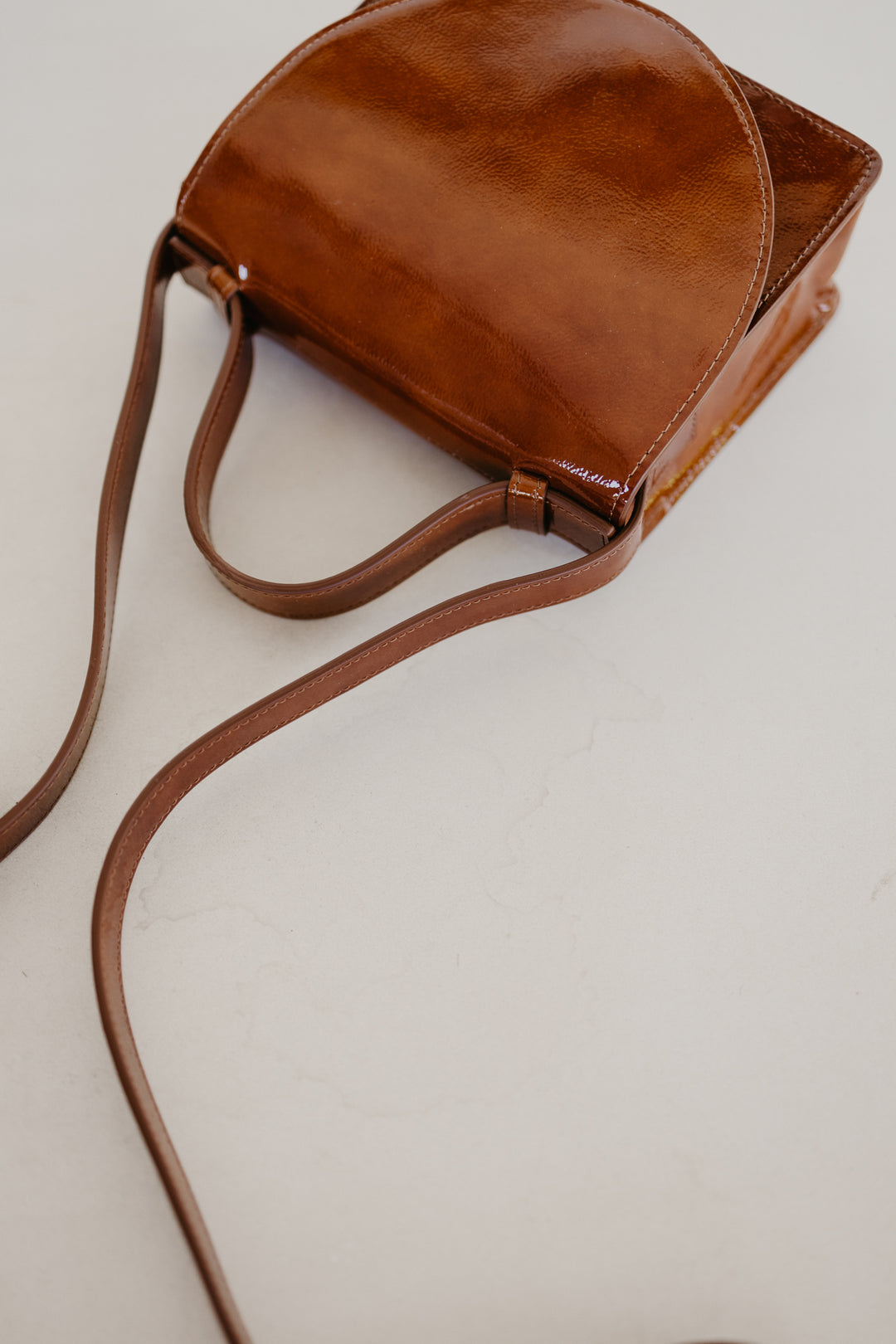 Micro Briefcase | Chestnut Stone