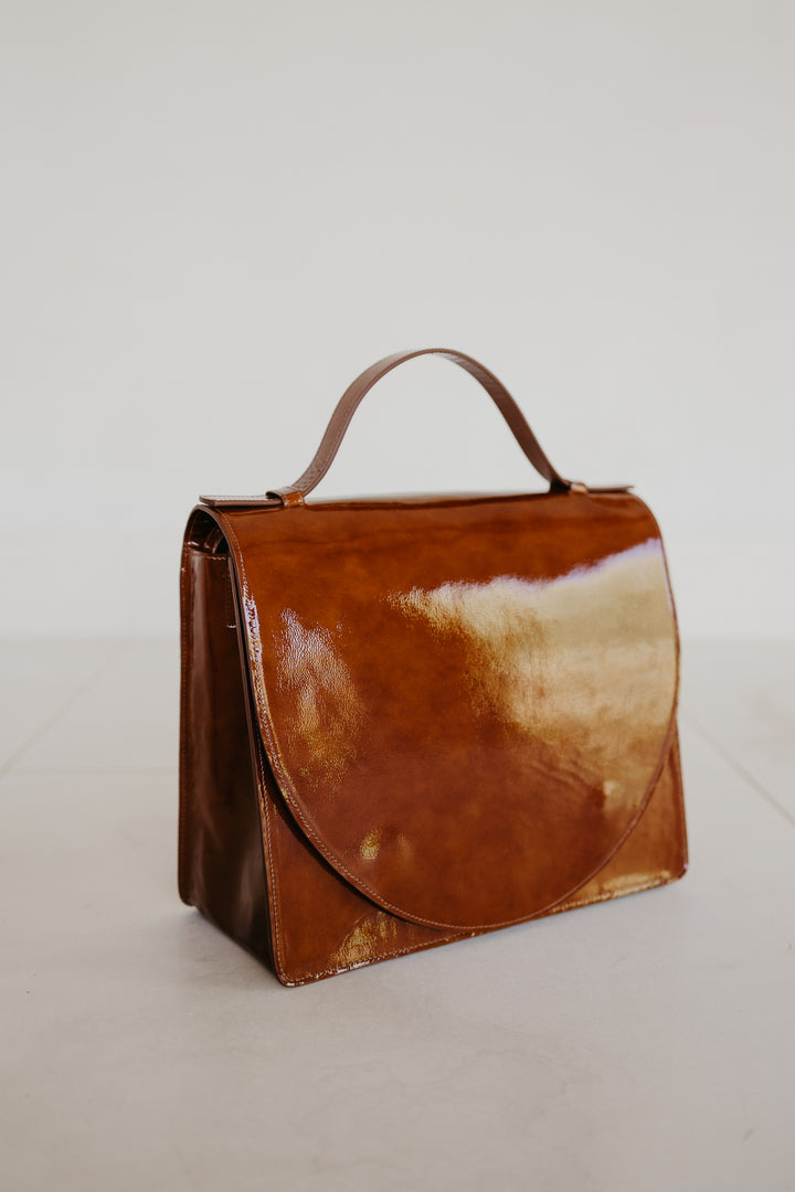 Midi Briefcase 2.0 | Chestnut Stone