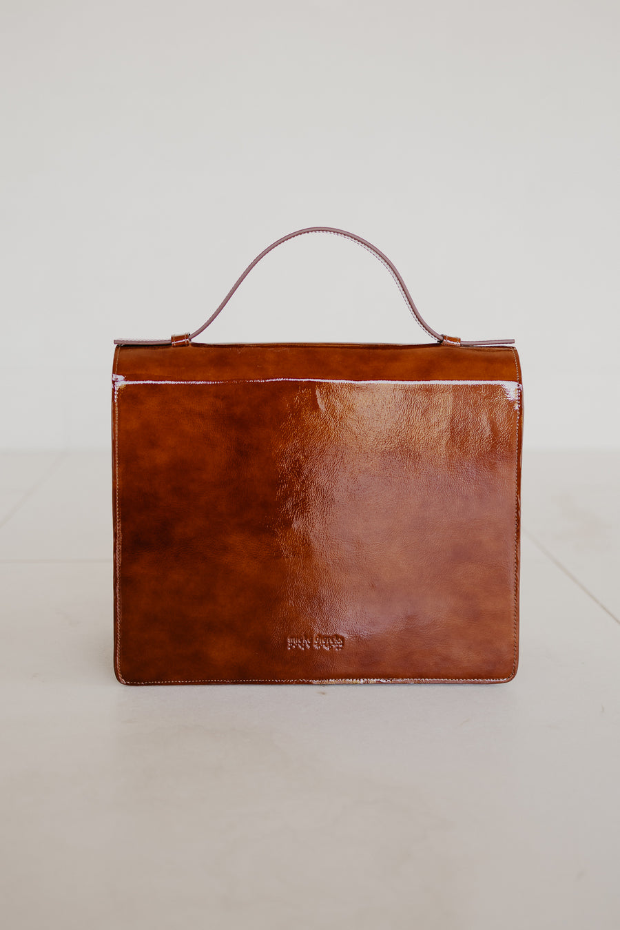 Midi Briefcase 2.0 | Chestnut Stone