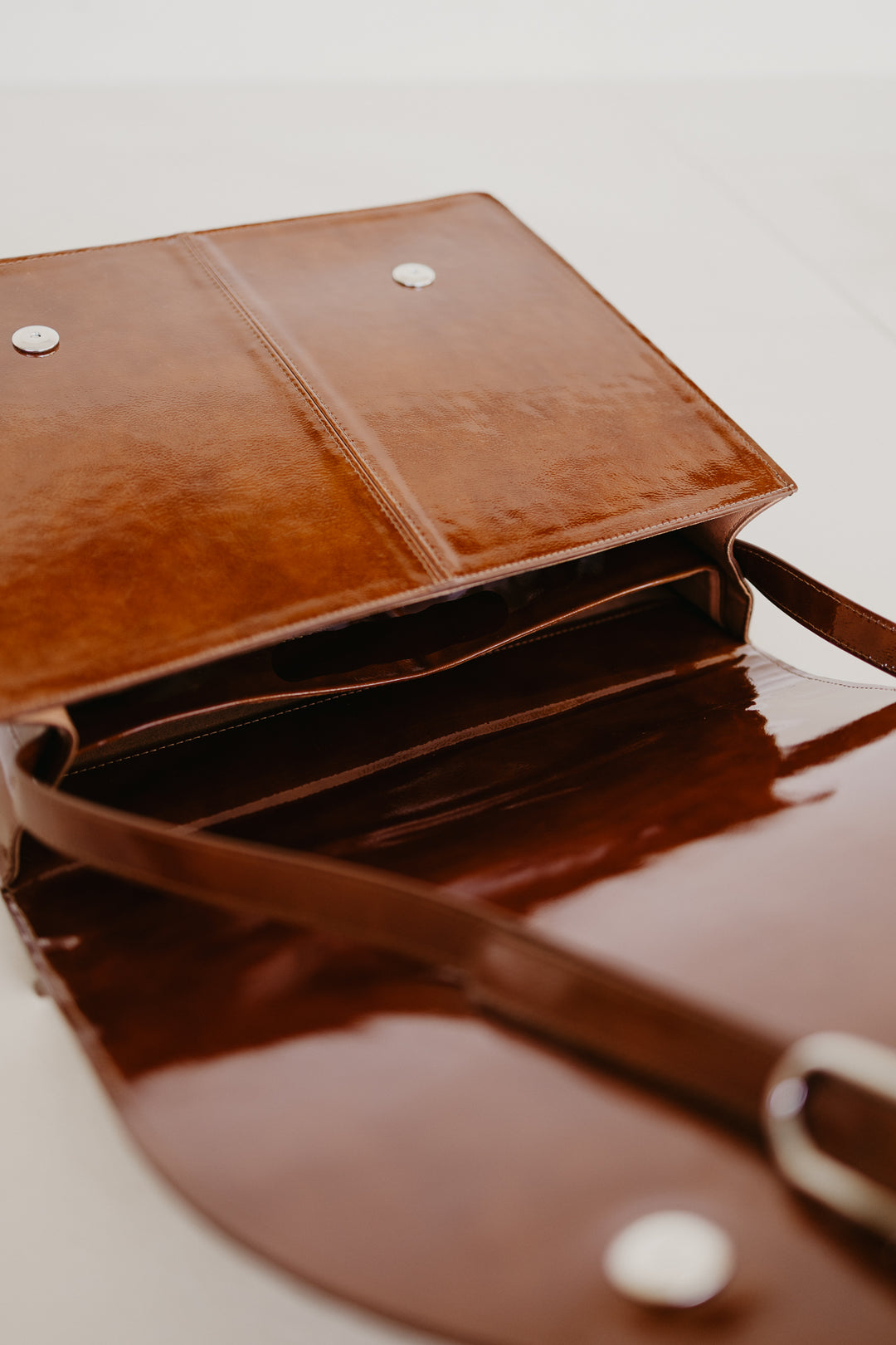 Midi Briefcase 2.0 | Chestnut Stone