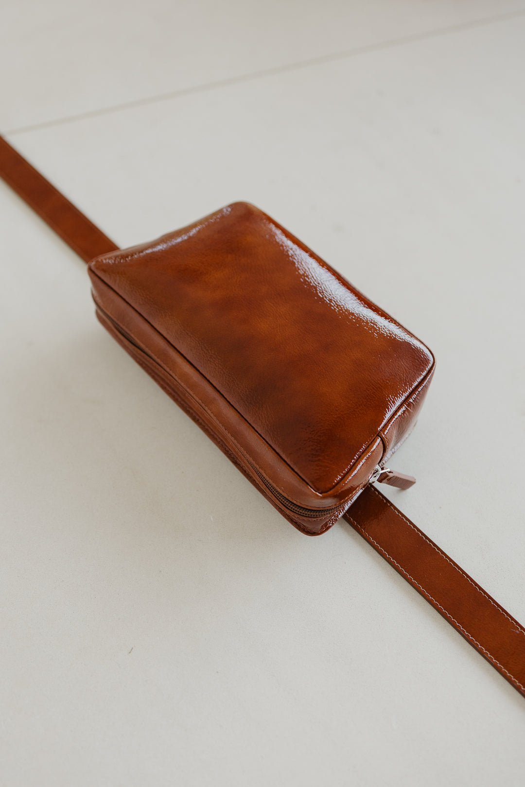 Belt Bag: The Belt XL Chestnut Stone + Trapezium Chestnut Stone
